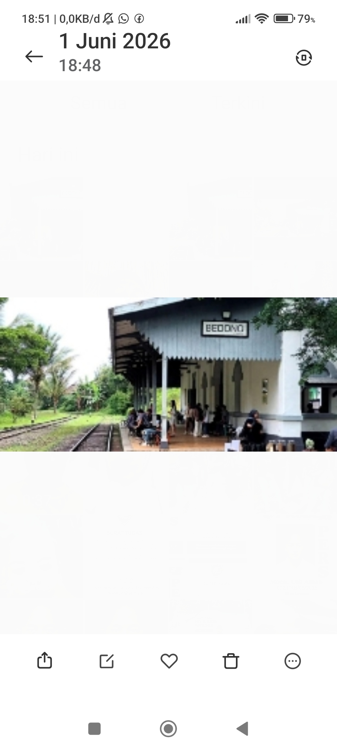 Stasiun Bedono Kini Jadi Destinasi Ngopi Heritage, Wisata Sejarah dan UMKM Kembali Bergeliat.